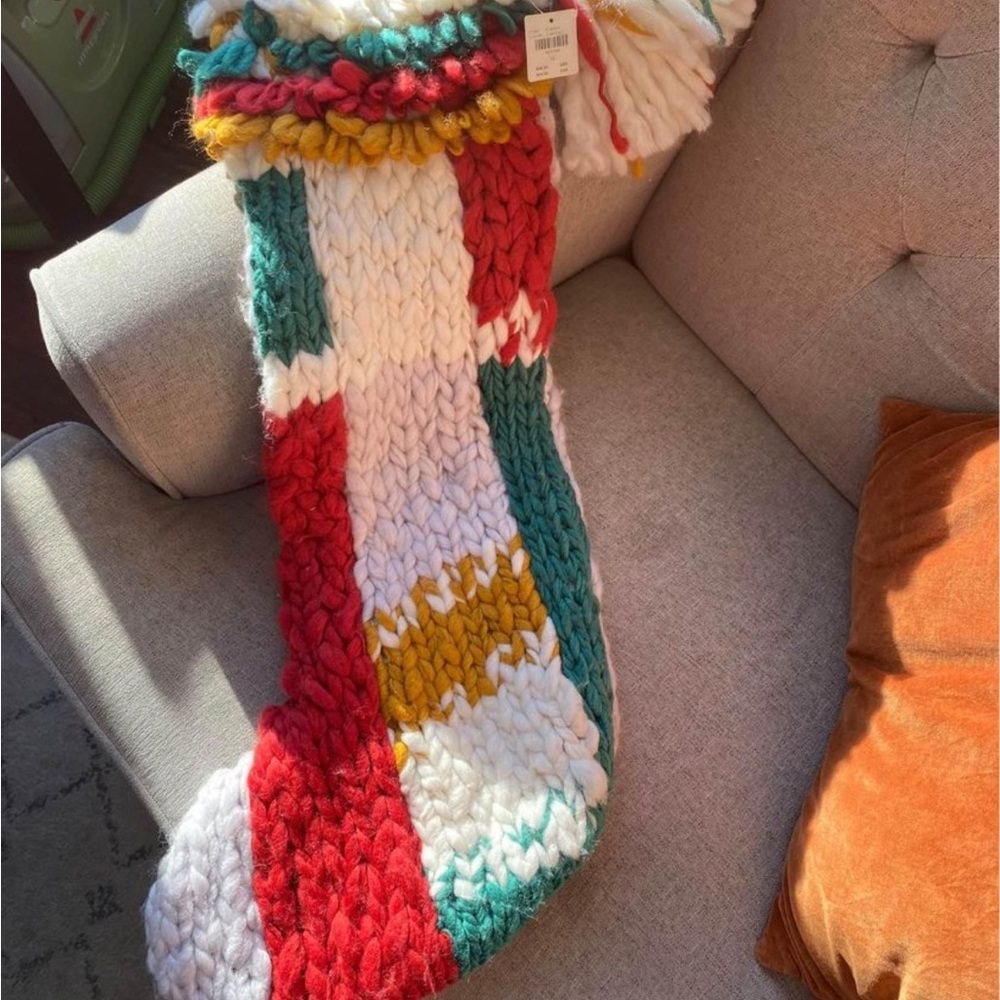 Anthropologie Brady Christmas Stocking ~ NWT!